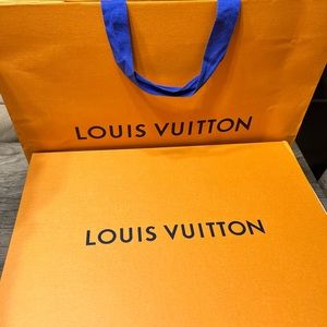 Louis Vuitton handbag box and paper bag (dust bag NOT included)